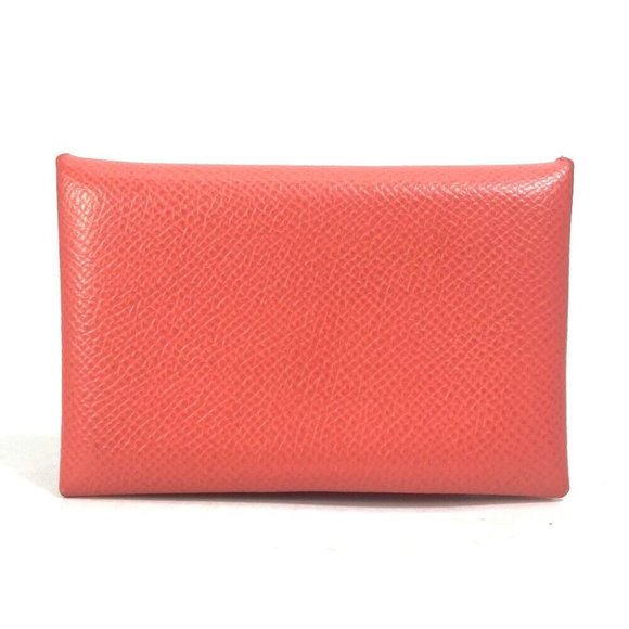 HERMES Two fold Calvi Business Card Holder Pass Case Card Case - Picture 1 of 12